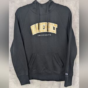 Champion Black Vanderbilt University Gold Arch Hoodie